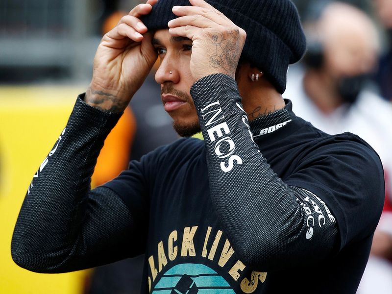 Lewis Hamilton has been outspoken on racial issues this year.