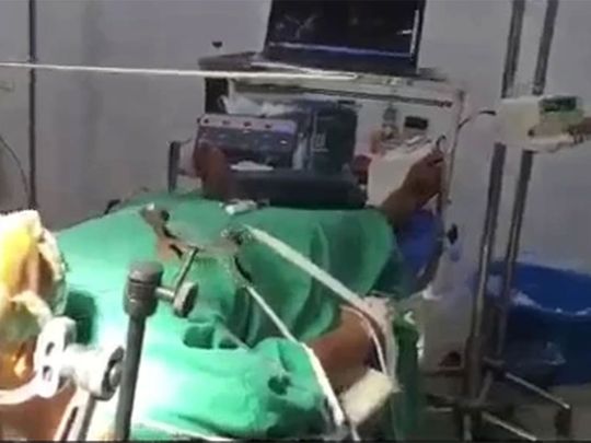 India: Man watches Bigg Boss during brain surgery