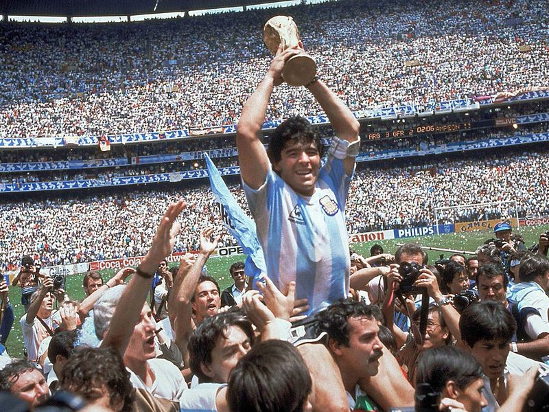 Diego Maradona became a national hero and global icon at the Mexico 86 World Cup