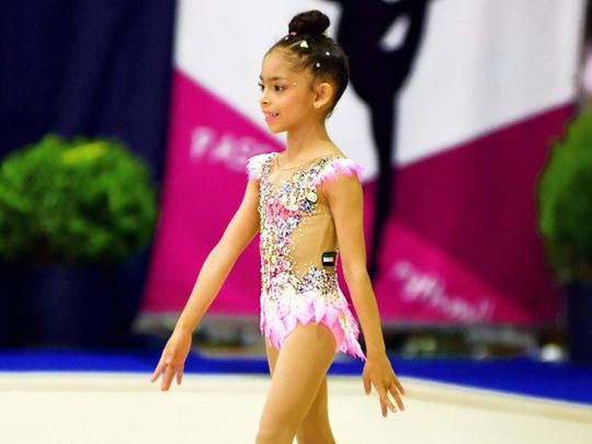 Lamia Tariq Farsi, the UAE’s pride as the youngest rhythmic gymnastic champion