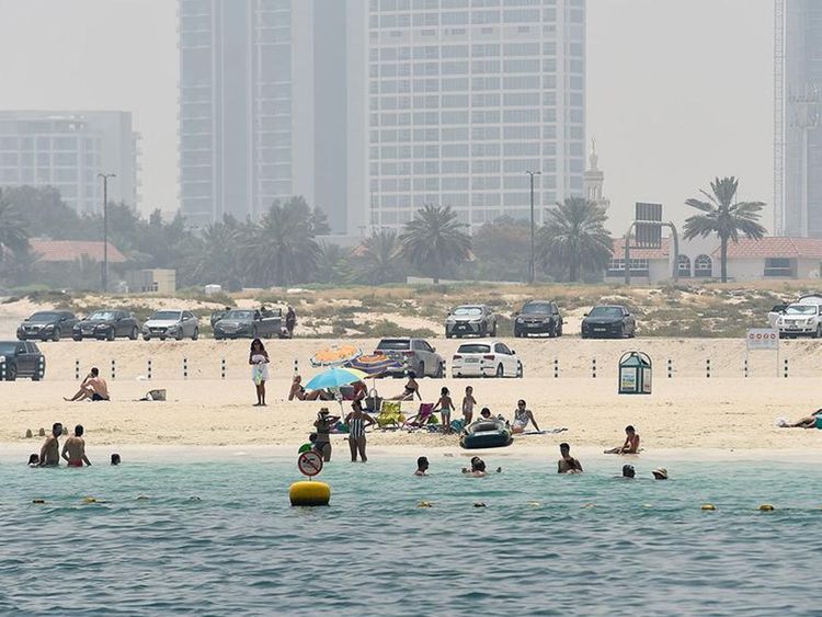 UAE weather: Hazy, partly cloudy in Abu Dhabi, Dubai, and Sharjah, moderate rainfall expected in some areas, temperatures to hit 39°C, rough seas in Arabian Gulf | Weather – Gulf News
