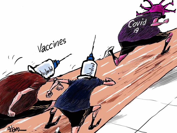 Cartoon: COVID vaccines give the world hope | Opinion – Gulf News