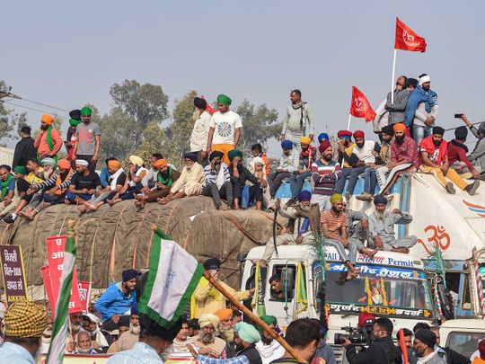 Farmers Delhi protest India