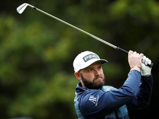 Andy Sullivan was in blistering form on the Fire Curse at the Golf in Dubai Championship