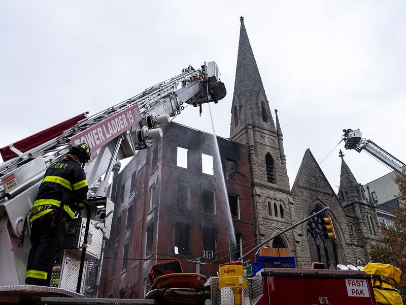 New york church fire