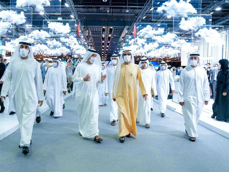 Sheikh Mohammed bin Rashid Al Maktoum tours GITEX 2020