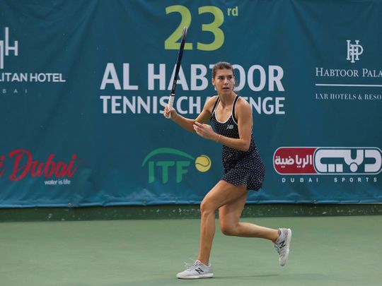 Sorana Cirstea will meet Katerina Siniakova in the final of the 23rd Al Habtoor Tennis Challenge