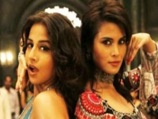 Vidya Balan with Arya Banerjee in The Dirty Picture. Banerjee was found dead.