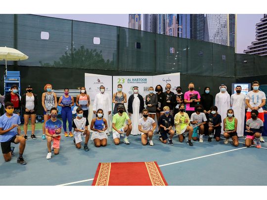 All the winners from the Al Habtoor Tennis Challenge