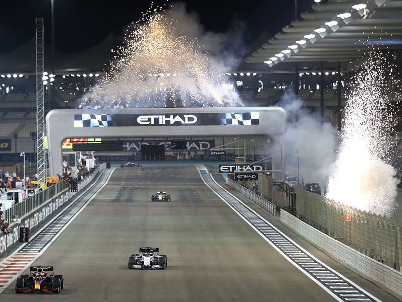 Red Bull's Max Verstappen wins the Abu Dhabi Formula One Grand Prix 