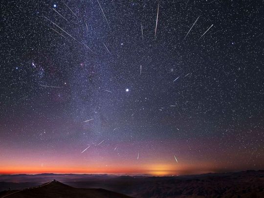 Pictures: Spectacular meteor showers seen by UAE viewers over the years ...