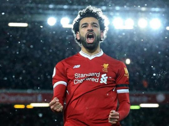 Liverpool's Mo Salah will be out to shine in the snow