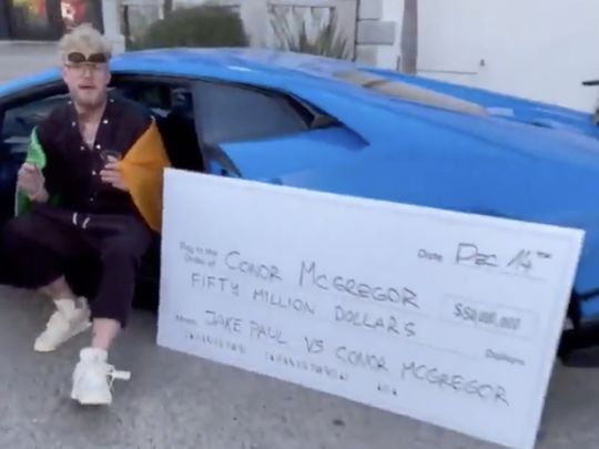 Jake Paul calls out Conor McGregor in his Instagram video