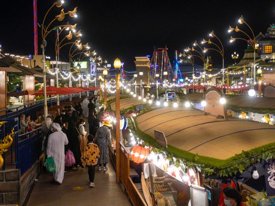 Stock Global village Dubai