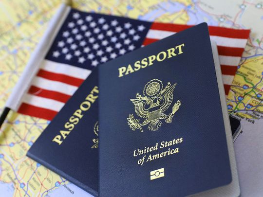 Stock US passport