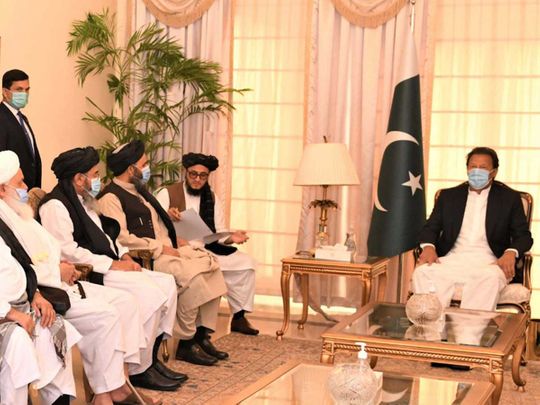  Mullah Abdul Ghani Baradar, called on Prime Minister Imran Khan Pakistan