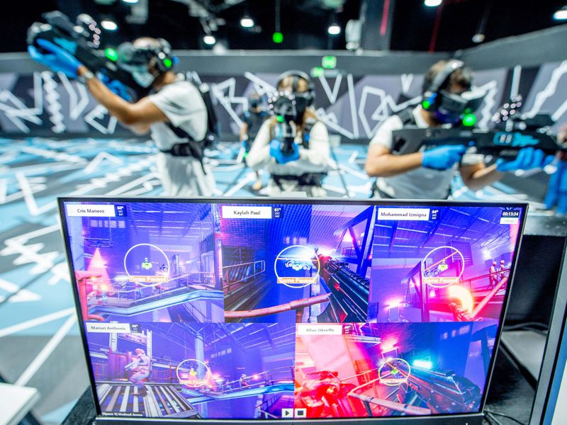 Virtual reality gaming in Dubai