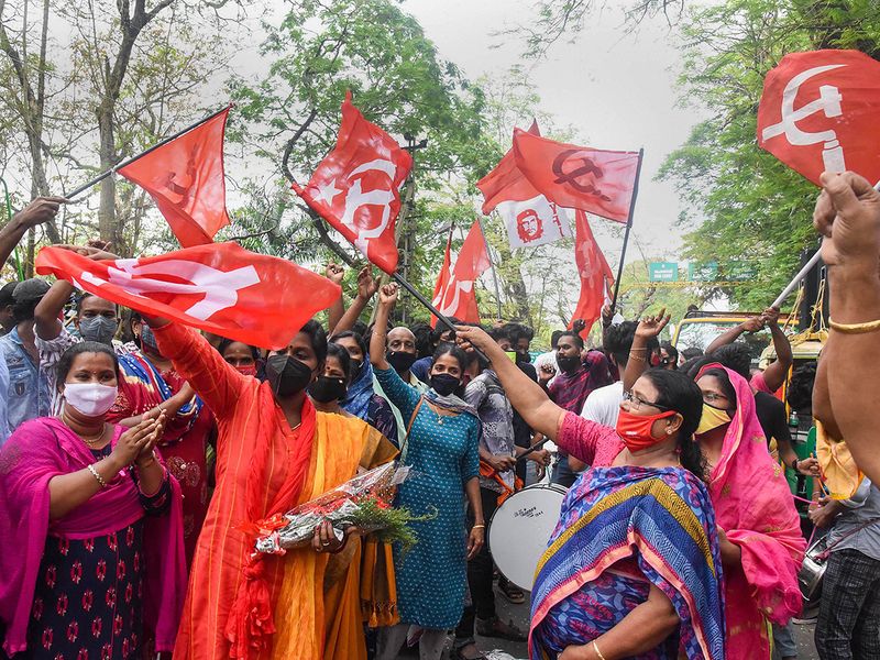 Communist Party of India (Marxist) supporters