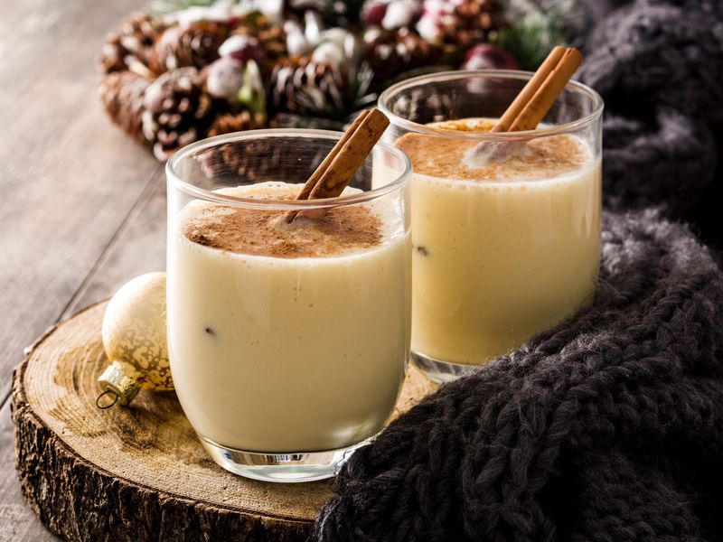 Eggnog's perfect to start off your Christmas holiday revelry