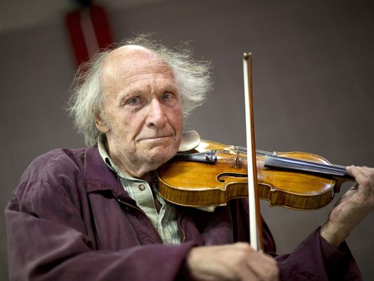  Israeli violonist Ivry Gitlis 