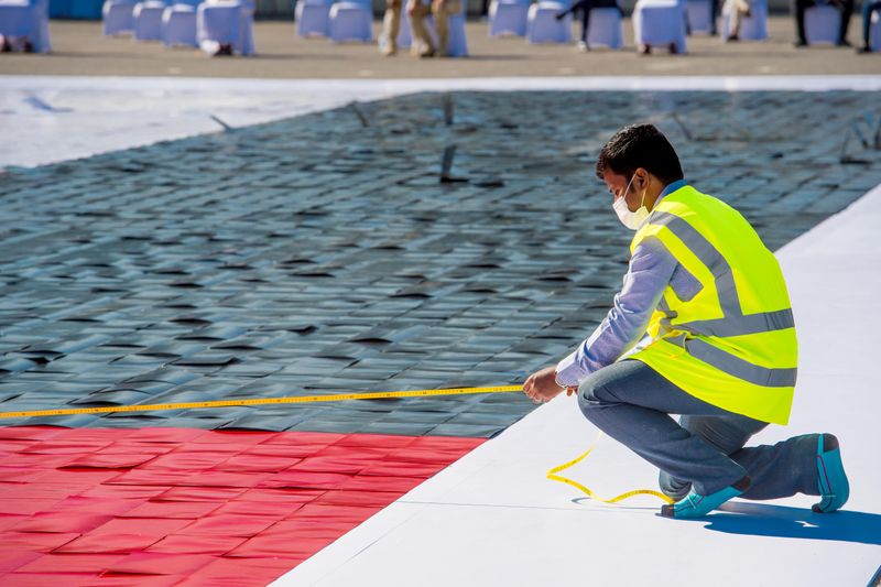 UAE flag guiness record