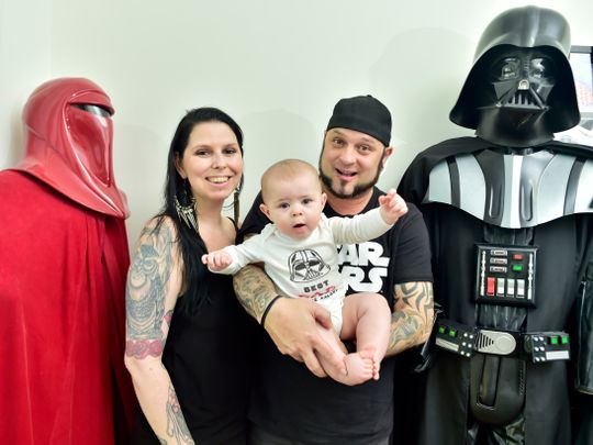 'Star Wars' super fans, Will Janssen and his family