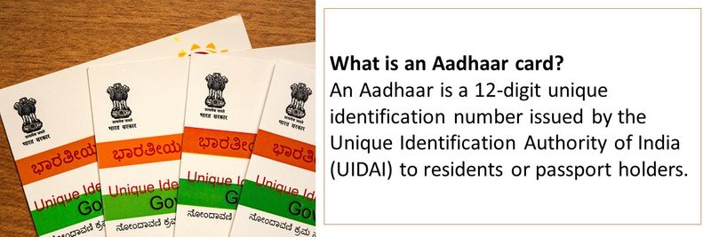 Aadhaar and PAN card