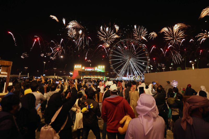 New Year 2021 celebrations at the Sheikh Zayed Festival in Abu Dhabi