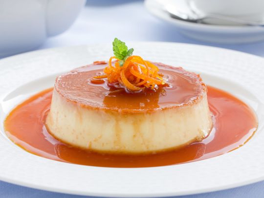 Orange Crème Caramel 