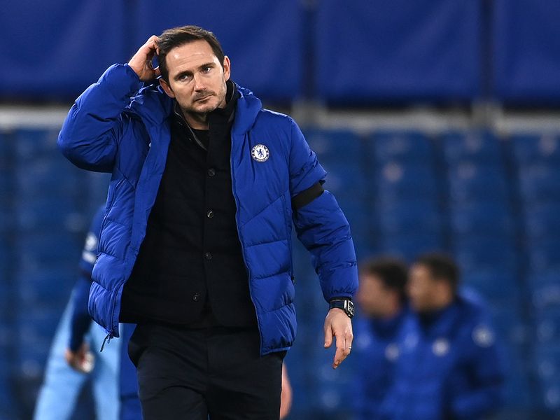 Frank Lampard is under pressure after the loss to Manchester City