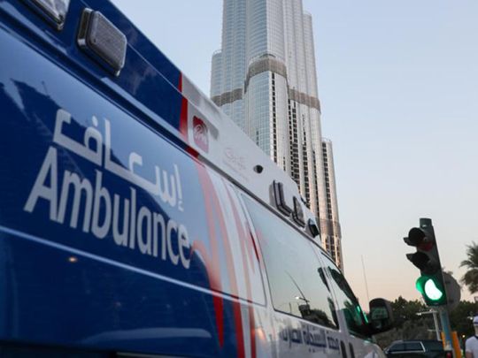 Stock Dubai Ambulance