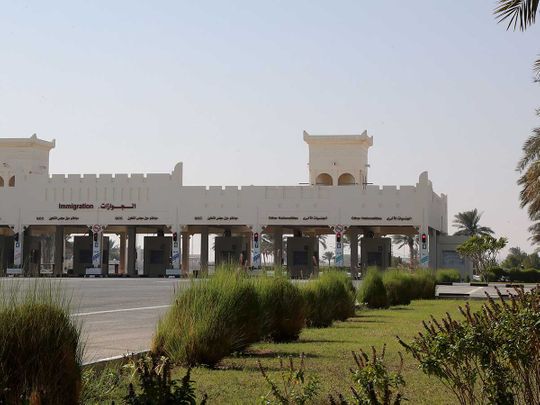 Saudi Qatar border