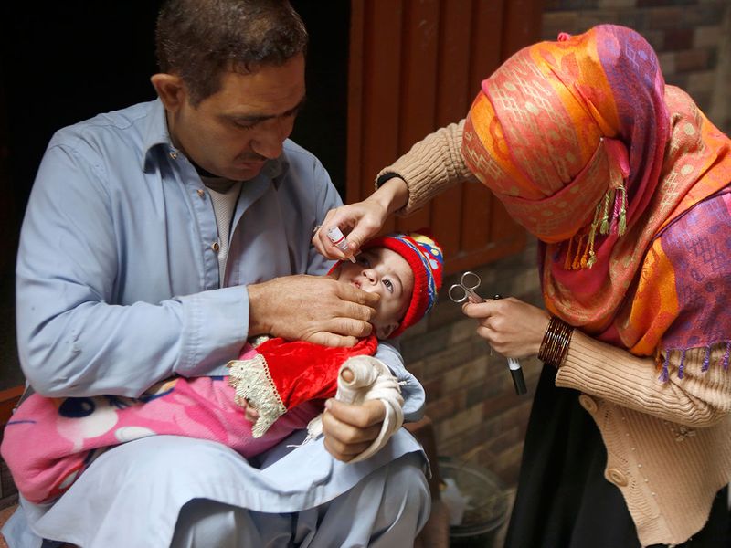 Pakistan anti-polio drive gallery 