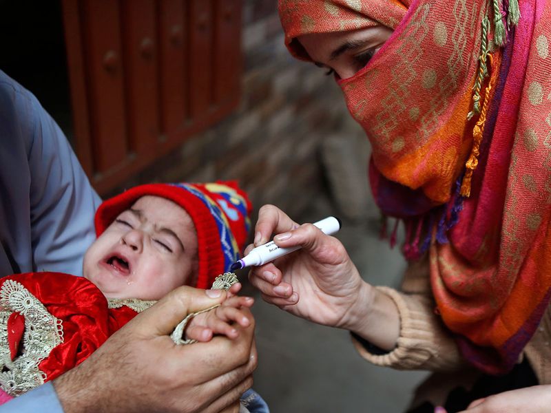 Pakistan anti-polio drive gallery 