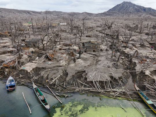 Philippines: A year after Taal volcano eruption displaced thousands ...