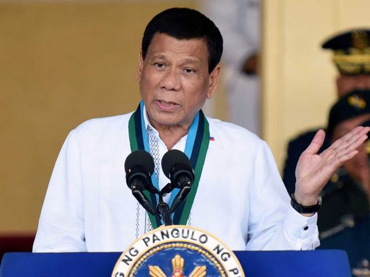 20210114 Philippine President Rodrigo Duterte