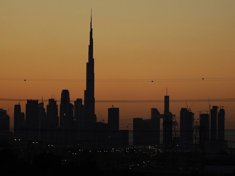 Stock Dubai Skyline