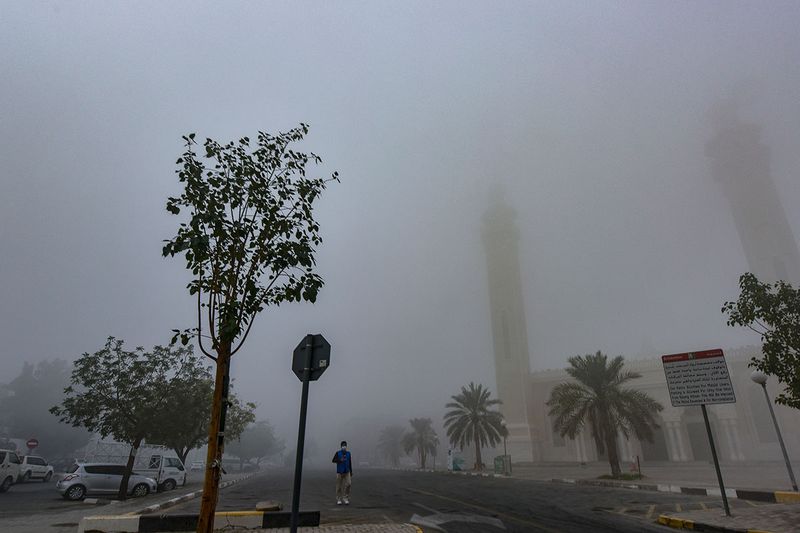 Fog in Sharjah
