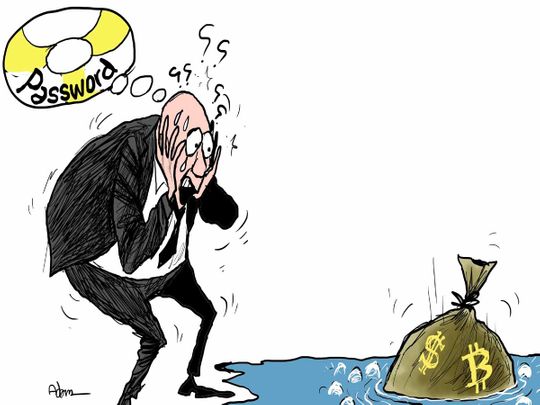 Cartoon: Man forgets Bitcoin password | Cartoons – Gulf News