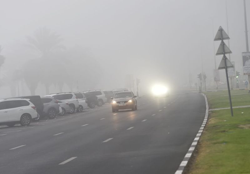 Monster fog in Sharjah