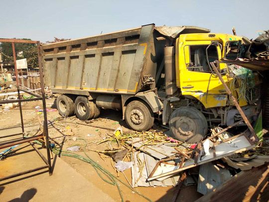 Truck India accident Gurajat