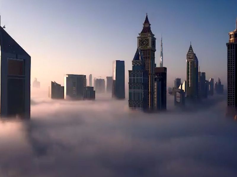 UAE fog: residents share their videos of a foggy morning
