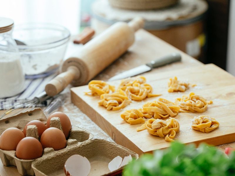 Fresh handmade pasta 