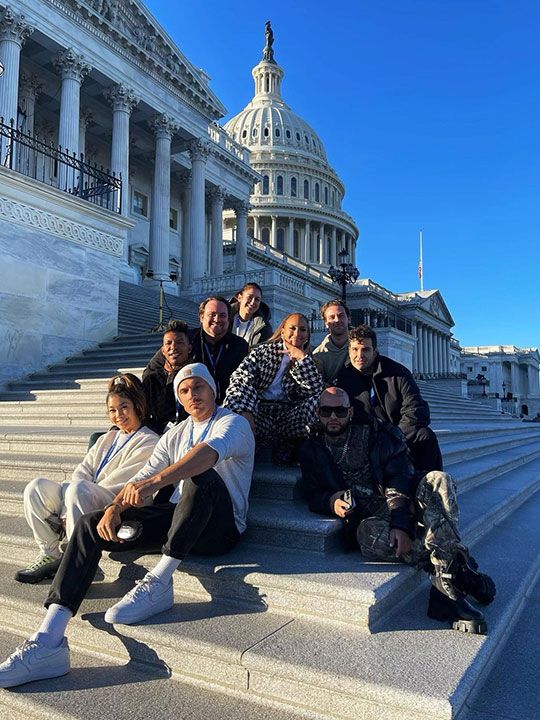 Jennifer Lopez posted on her insta:#InaugurationSquad 2021