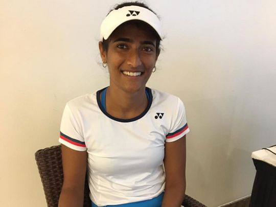 Rutuja Sampatrao Bhosale has been competing at the Fujairah International Women Tournament 