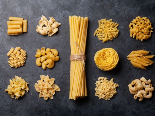 Varieties of pasta 