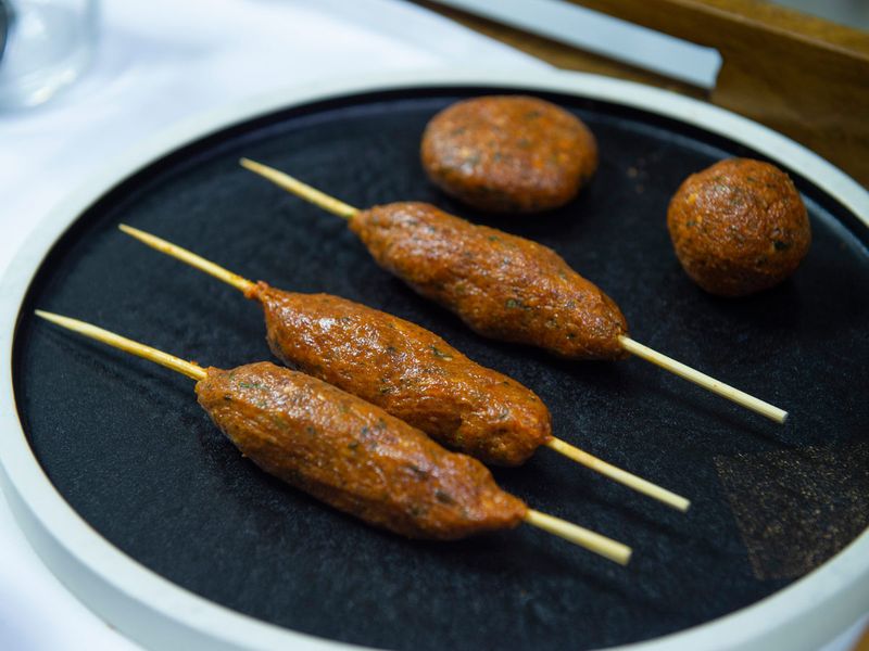 You can also shape your kebabs as patties or meatballs 