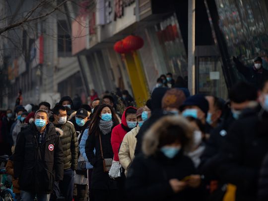 Photos: Long lines as Beijing expands mass COVID-19 testing | News ...