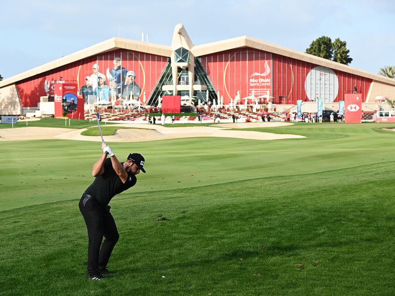 Tyrrell Hatton has cut loose from the field at the Abu Dhabi HSBC Championship