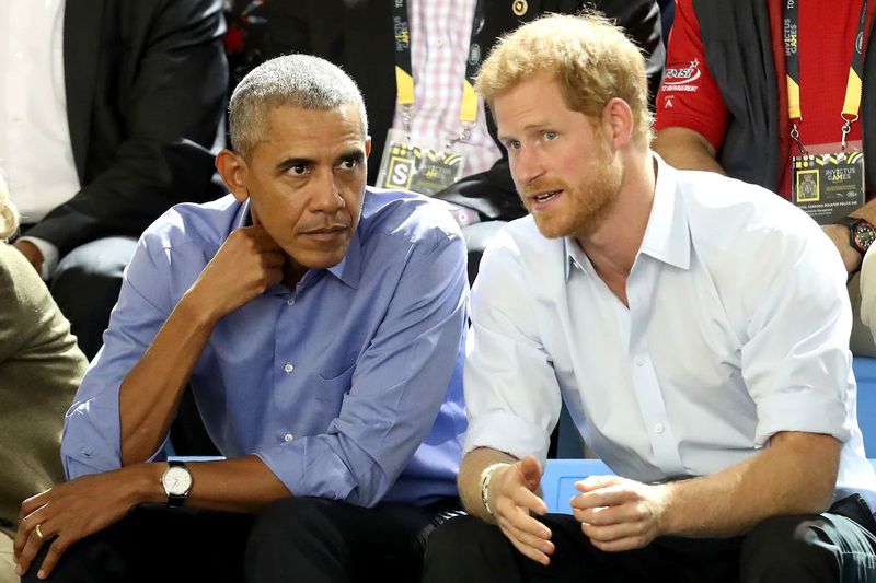 Barack Obama and Prince Harry